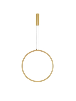 Sypialniana lampa wisząca AUTLAN LE42775 nad łóżko LED 35W 3000K złota