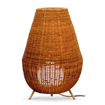 Lampa biurkowa Saona LUMSAO070XXIONW IP65 boho do salonu naturalna