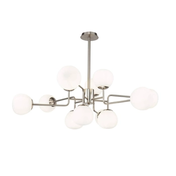 Plafoniera LAMPA modernistyczna ERICH MOD221-PL-12-N Maytoni sufitowa OPRAWA modernistyczny plafon molekuły białe