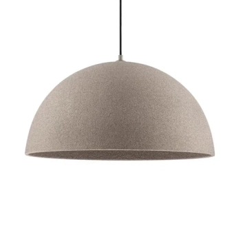 Zwisowa lampa do sypialni NAVIRTA LE45344 z żywicy brązowa