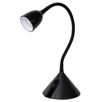 Biurkowa lampka Milo 18673/03/30 Lucide LED 3,2W 3000K czarna