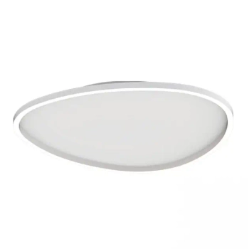 Sufitowy plafon do kuchni 23209 LED 39W 3000K owalny biały