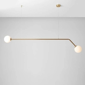 Wisząca lampa modernistyczna PURE 1064H30 Aldex szklane kule balls złota