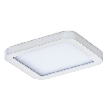 Wpustowa lampa sufitowa Slim nowoczesna square LED 6W biała