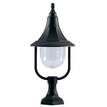 Latarenka stojąca ogrodowa SHANNON-PED Elstead LED 100W lampion czarny