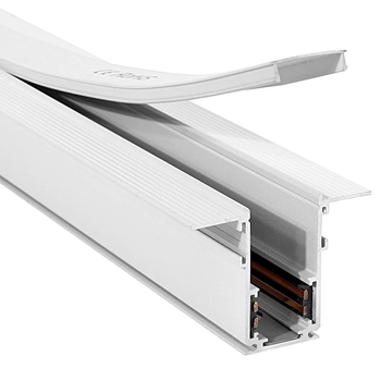 Szynoprzewód podtynkowy magnetyczny 826 Domeno LED metalowy biały