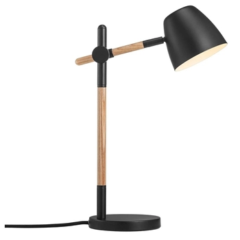 Lampka stołowa z regulacją Theo 2112645003 Nordlux metalowa czarna