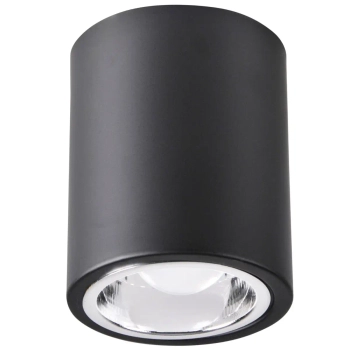 Sufitowa lampa tuba MERKURY 313591 podłużna metalowa czarna