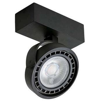 Reflektorowa LAMPA sufitowa AZ1365 JERRY 1 metalowa OPRAWA regulowany reflektorek spot czarny