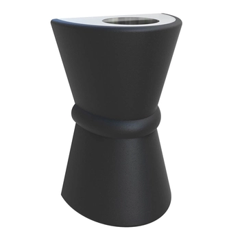 Ogrodowa lampa ścienna DUNGARVAN-BLK dwukierunkowa czarna