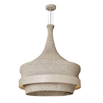 Lampa wisząca Dota 5032 Amplex LED 32W 3000K skandynawska bawełniana beżowa