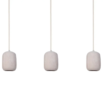 Potrójny ceramiczny żyrandol Olo 3 41419 do przedpokoju beżowy