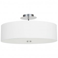 Plafon LAMPA sufitowa 6391 Nowodvorski abażurowa OPRAWA okrągła klasyczna biała