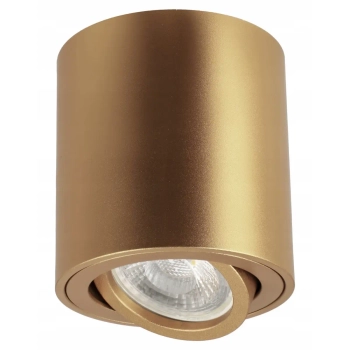 Reflektor sufitowy Spotika CGSPOTIKAGOLD85 tubka metalowa złota