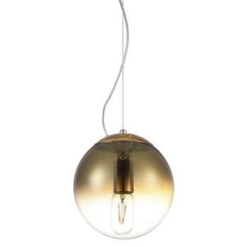 Lampa zwisowa Iris AZ3133 Azzardo kulisty klosz nad wyspę złota