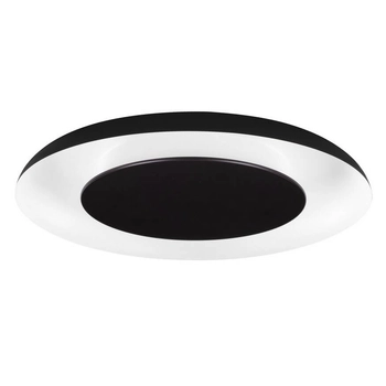 Okrągła lampa sufitowa CAPINOTA LE44802 LED 38W 2700-4000K czarny biały