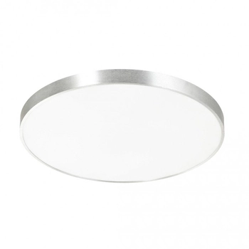Minimalistyczna lampa sufitowa Sierra LED 60W 4000K do holu srebrna