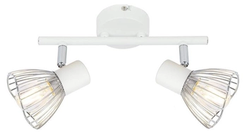 Ścienna lampa regulowana Fly 92-61966 do holu biała chrom