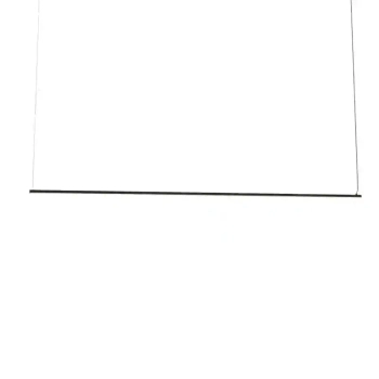 Wisząca lampa minimalistyczna LONGI czarna P0680 1xLED 41W 3000K podłużna belka