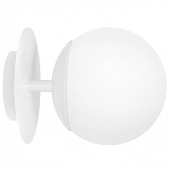 Lampa ścienna łazienkowa Plaat PLC110S0 kula ball IP44 biała