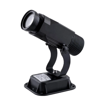 Personalizowany rzutnik obrotowy LOG15N logo firmy LED 15W czarny