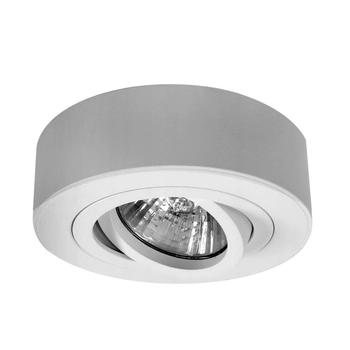 Lampa podtynkowa półtuba 225+64 Domeno LED okrągła regulowana metalowa biała