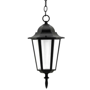 Ogrodowa LAMPA aluminiowa LIGURIA 202161 Polux klasyczna OPRAWA wisząca zewnętrzna IP33 outdoor czarny mat