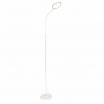 Regulowana lampa podłogowa SM-609-WH LED 10W 3000-6000K biały