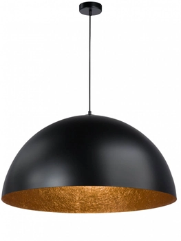 Industrialna lampa wisząca Sfera 30144 czarna miedziana