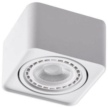 Lampa natynkowa sufitowa Paola AZ4128 cube kostka biała