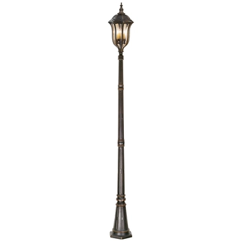 Lampa stojąca zewnętrzna FE-BATONRG5 Feiss IP44 do parku metal brązowa