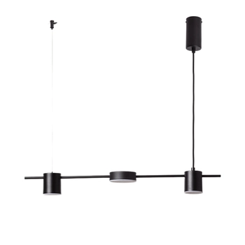 Metalowa lampa wisząca Gamorra ABR-LWL-GAM18W-C LED 18W 3000K tuby czarne