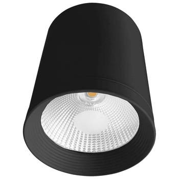 LAMPA sufitowa ZOVO LP-32015/1SM BK Light Prestige metalowa OPRAWA downlight LED 15W 3000K tuba czarna