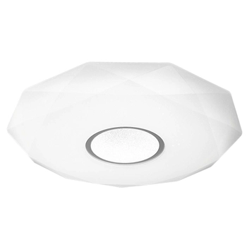 LAMPA sufitowa DIAMOND 313553 Polux natynkowa OPRAWA geometryczna LED 80W 3000K - 6500K plafon do łazienki biały