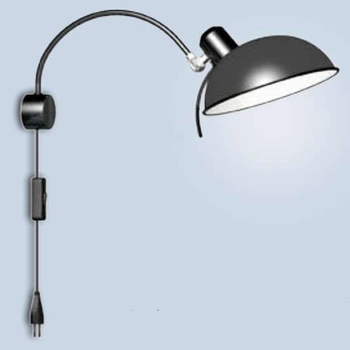 Kinkiet ścienny NORA 21-53602 regulowana metalowy reflektorek czarna