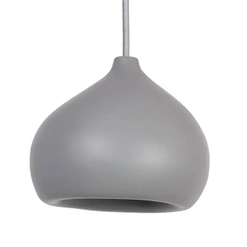 Wisząca lampa salonowa MAURO 41126 nad stół szary