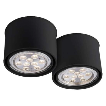 Downlight LAMPA sufitowa MIKI 1118 Shilo natynkowa OPRAWA plafon do łazienki czarny