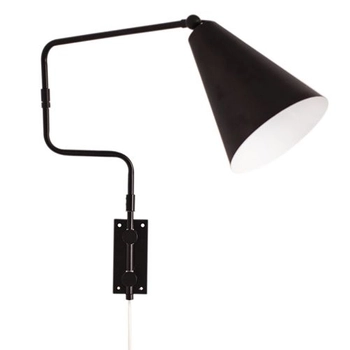 Industrialna lampa ścienna Yukon metalowy kinkiet do holu