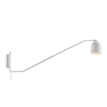 LAMPA ścienna PURO 20813101 Kaspa regulowana OPRAWA metalowa na wysięgniku reflektorek biały