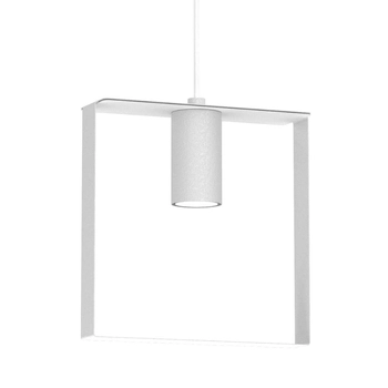 Metalowa wisząca lampa ORTIGA 5045 Shilo frame tuba biała