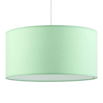 Okrągła lampa wisząca dziecięca Rondo 3233 TK Lighting tkanina miętowa