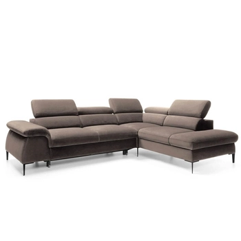 Narożna sofa z funkcja spania EDIE 5900168831315 L regulowana