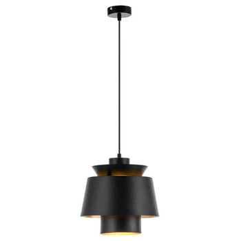 LAMPA wisząca CGHERNBK Copel metalowa OPRAWA loftowy ZWIS salonowy czarny