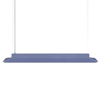 Wisząca lampa YOTTSU YOB699P02 niebieska metalowa LED 19,2W 3000K nad wyspę do jadalni