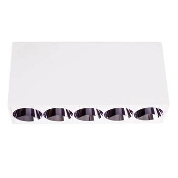 Prostokątna lampa przysufitowa X-LINE C0253 Maxlight LED 8W 3000K biały czarny   