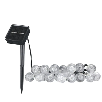 Girlanda solarna do ogrodu BUBBLE 329479 LED 2700K przezroczysta