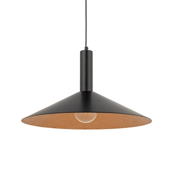Wisząca lampa Capri 41008 Sigma do jadalni disc zwis czarna miedziana