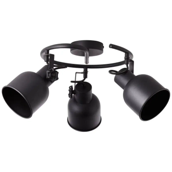 Regulowana lampa sufitowa Rolet 49633/76 reflektorki czarne złote