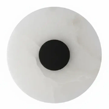 Ledowy kinkiet na ścianę Dalinia WL0114-BK LED 8W 3000K okrągły czarny