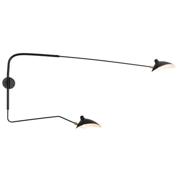 Ścienna lampa na wysięgniku Crane ST-W8702 Step do czytania czarna